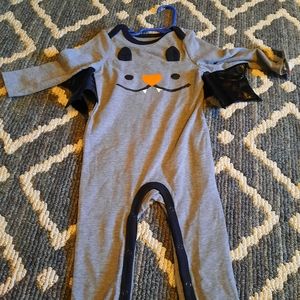 Halloween winged bat pajamas unisex 12 month